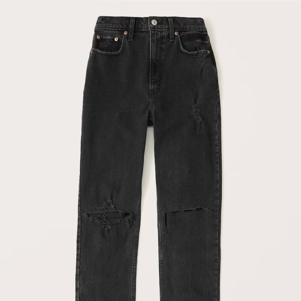 Abercrombie Ultra High Rise 90s Straight Jean - 4R